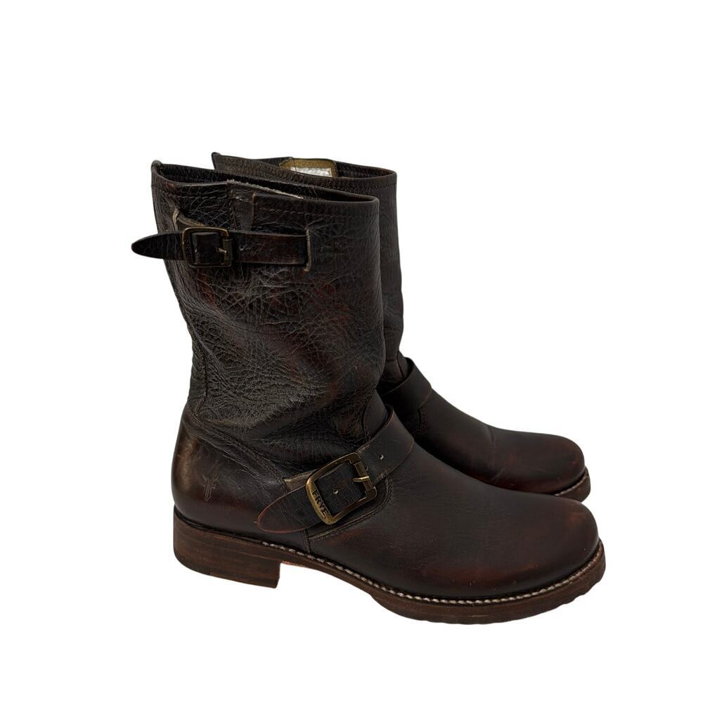 Frye Veronica Slouch Shortie Boots Dark Brown Women’s Size 9.5
